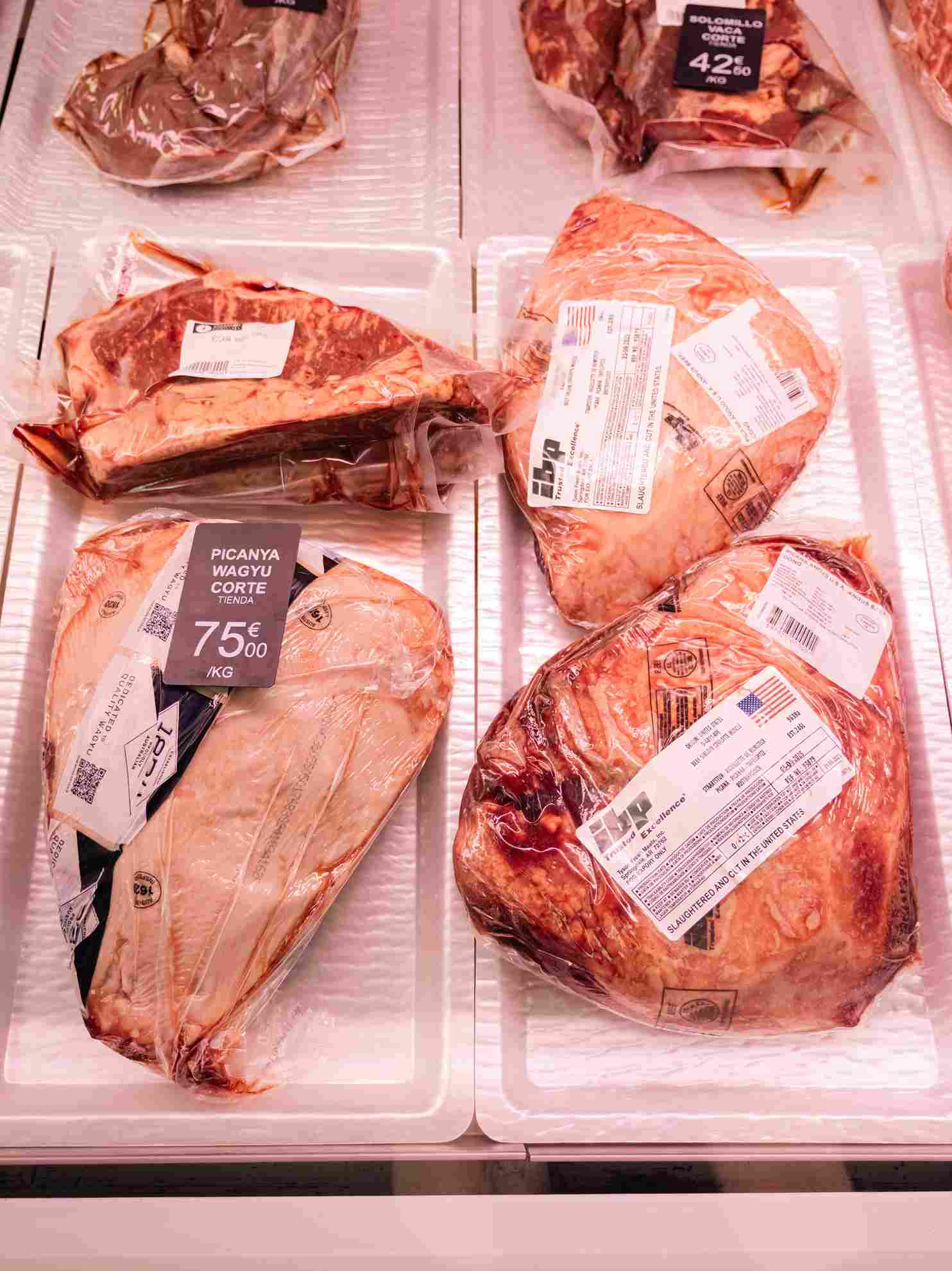 Detalle de pieza premium de carne